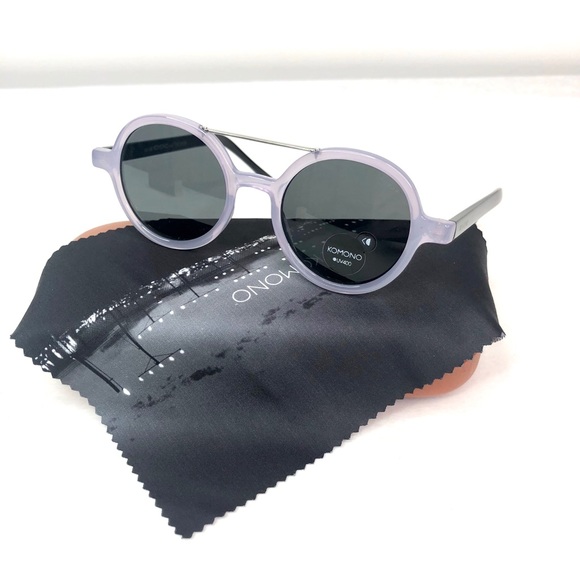 KOMONO Vivien Violet/Black Sunglasses (NEW) - Picture 4 of 12